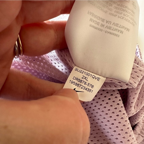 Nike Shorts Mens XXL Lined Woven Flow Track Shorts in Iced Lilac Purple - Picture 5 of 6